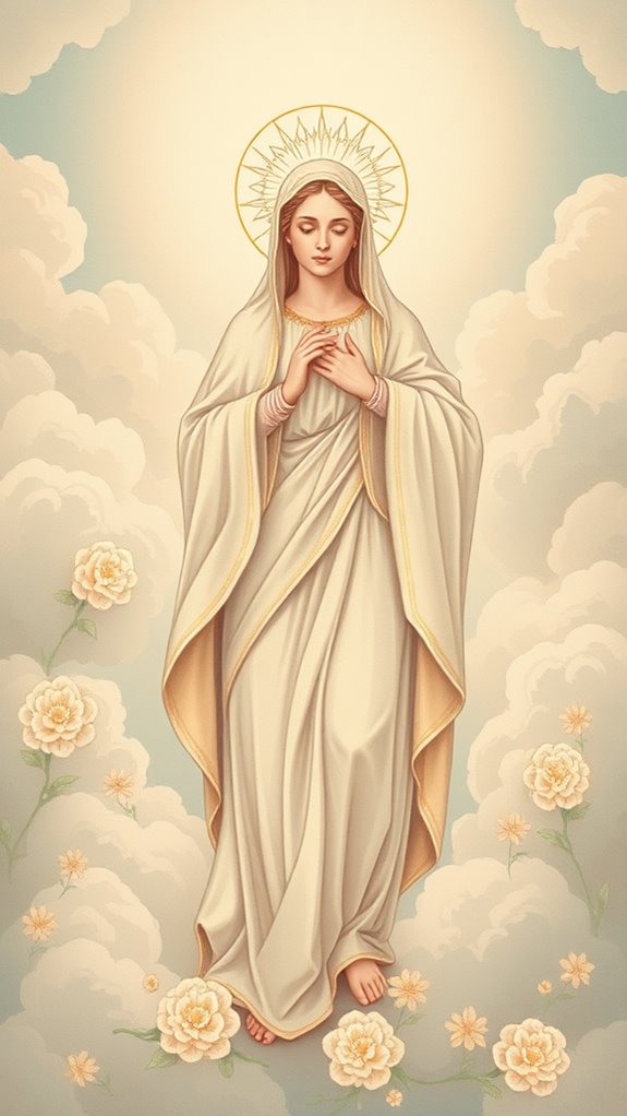 vintage immaculate conception artwork