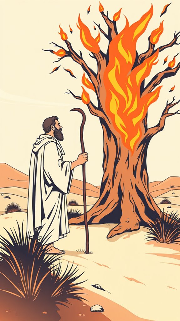 12 Free Moses And The Burning Bush Clipart Images to Download - Encouraging Bible Verses