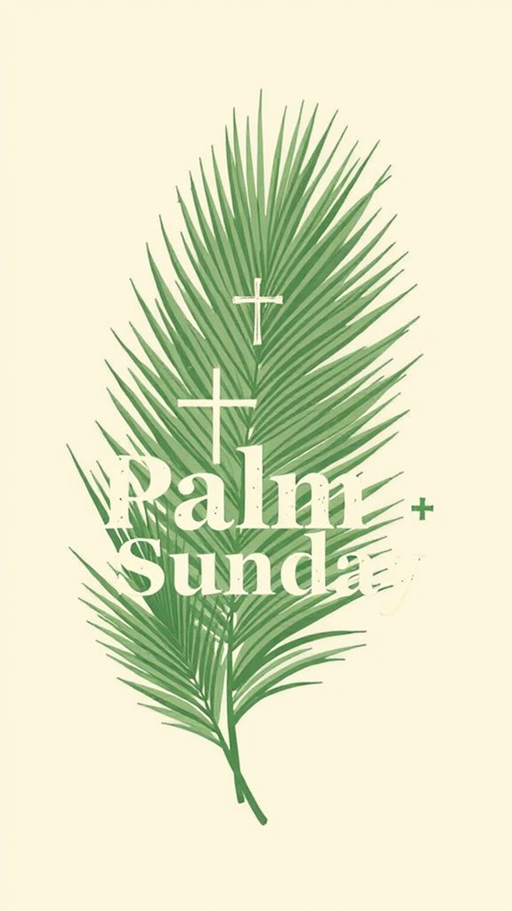 vintage palm sunday clipart