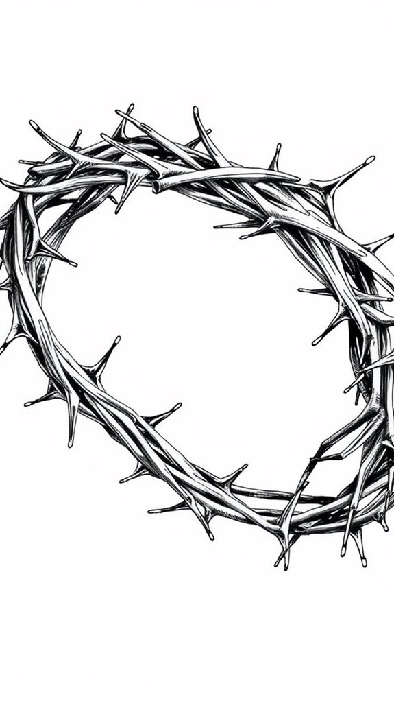 vintage sketch of jesus