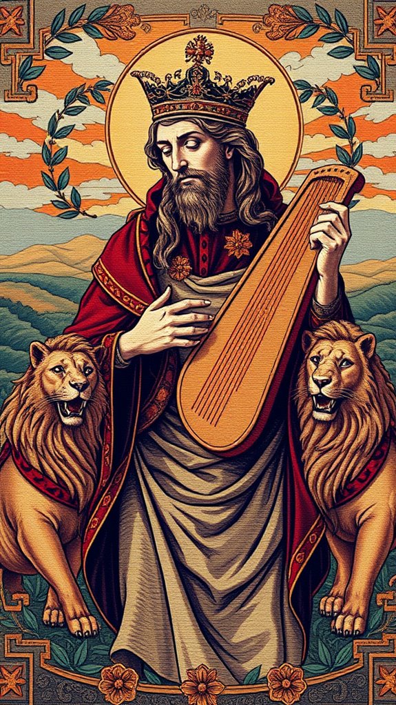 vintage tapestry of david