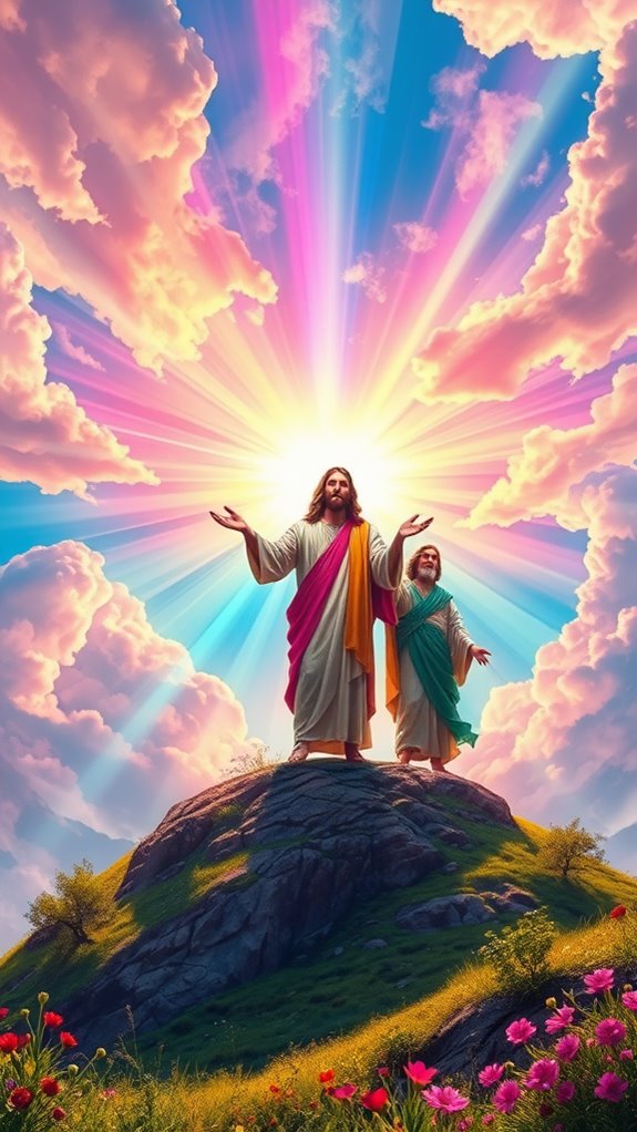 vivid jesus transfiguration artwork