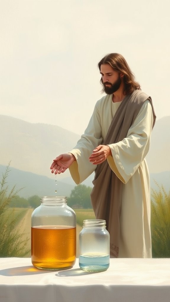 water transforms into wine