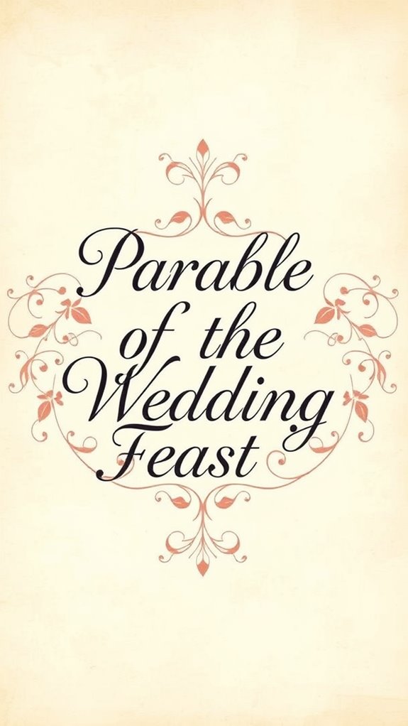 wedding feast typography art