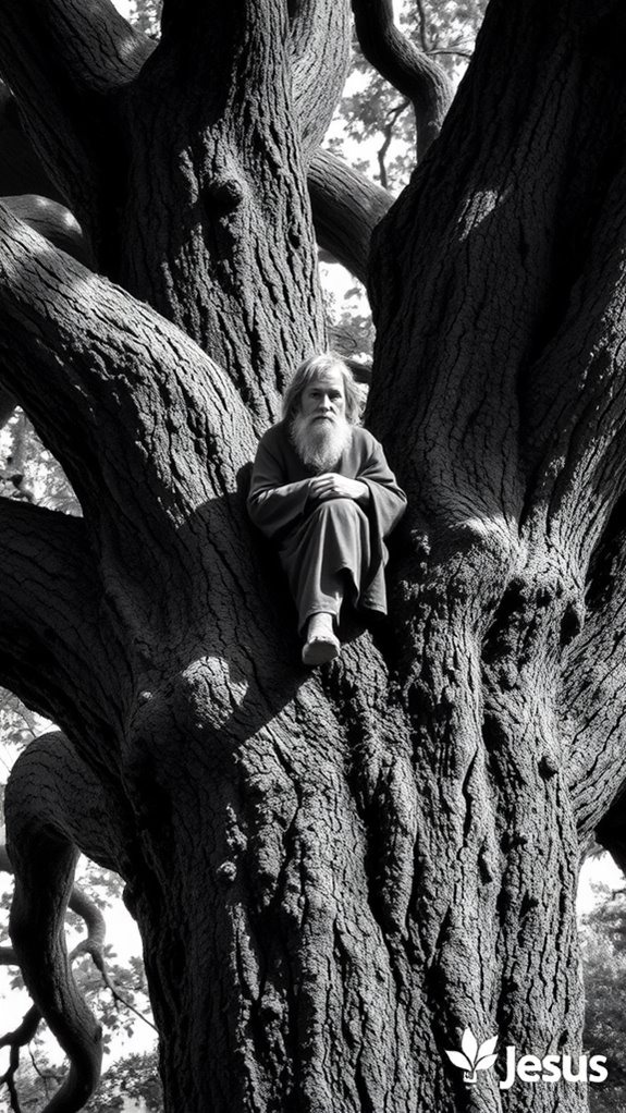 zacchaeus black and white