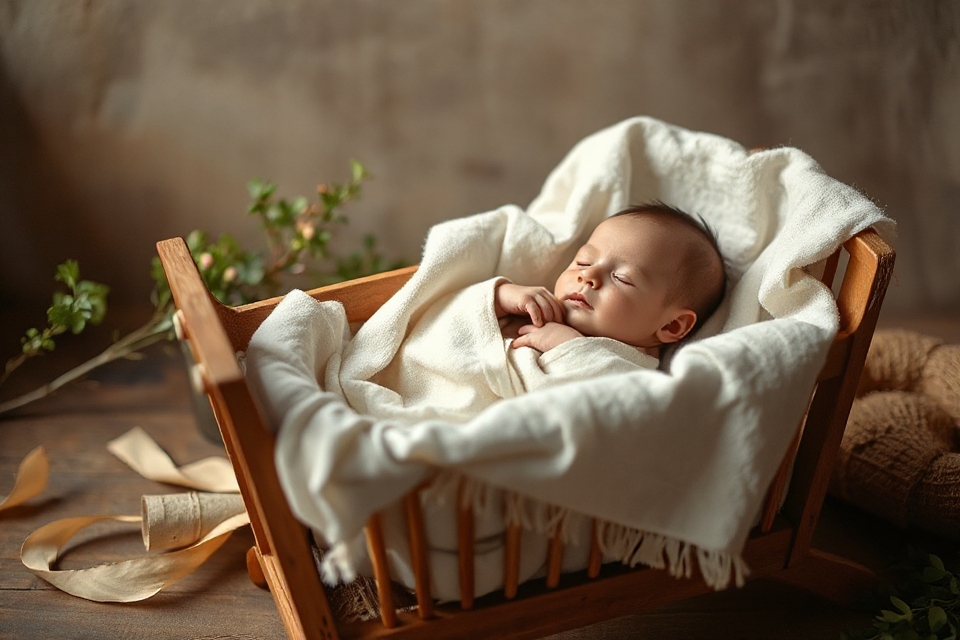 baby jesus cradle photo