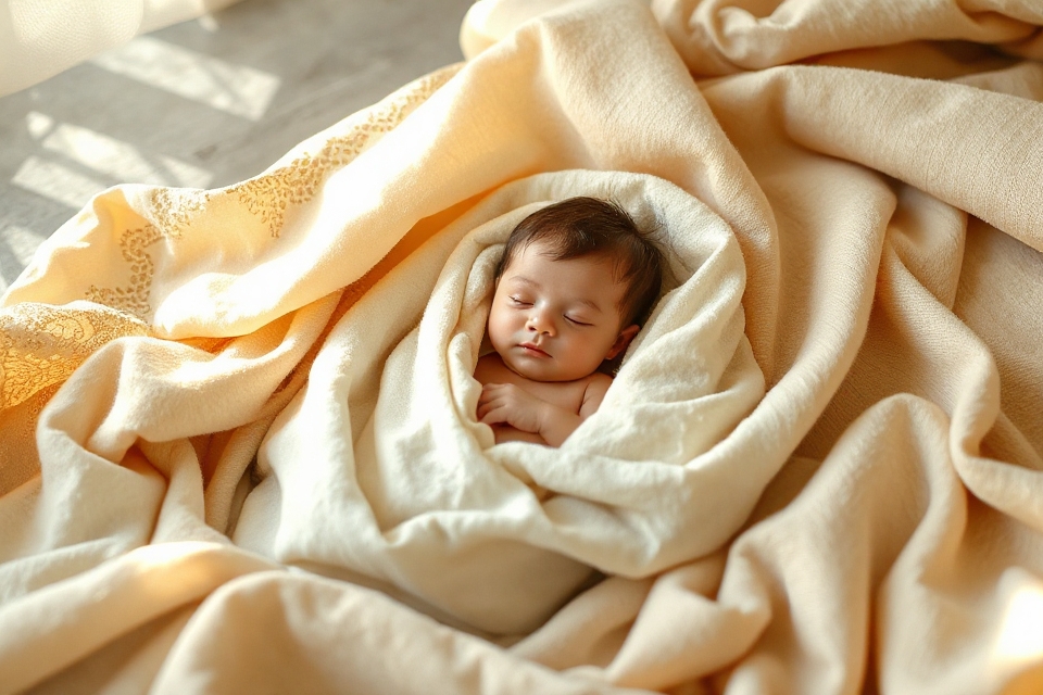 baby jesus in textiles