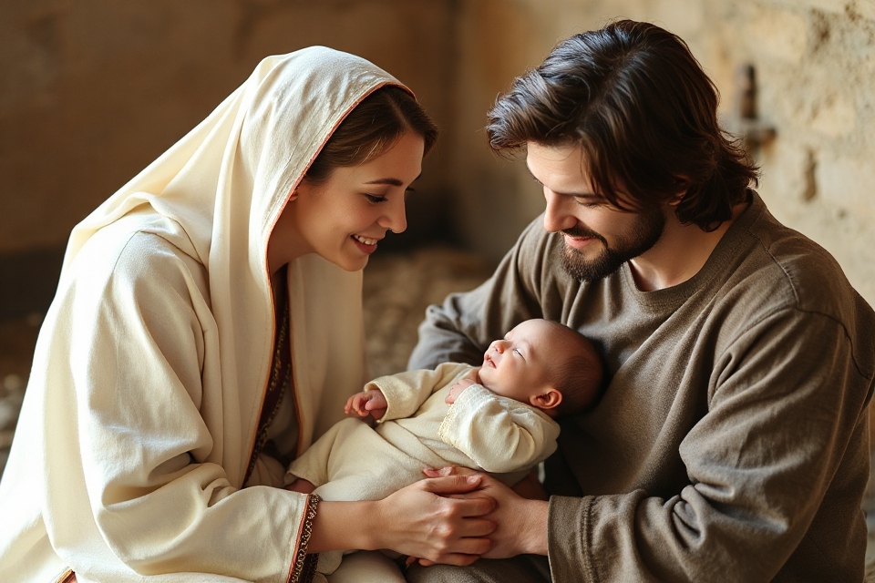 candid family moment depicted