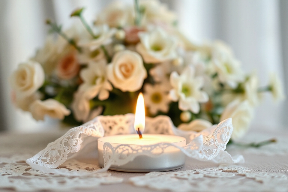 candlelight symbolizes baptism faith