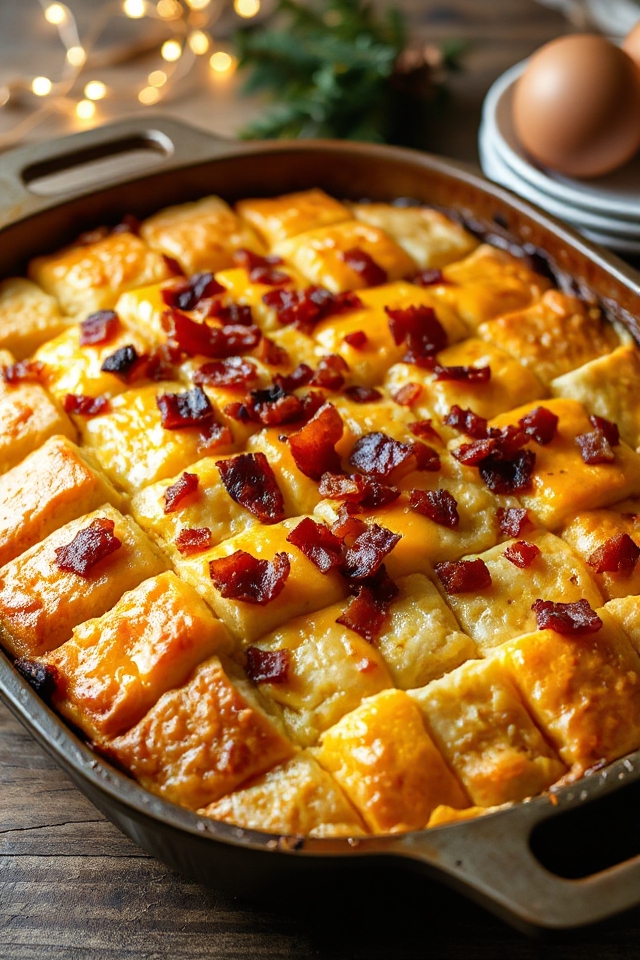 cheddar bacon breakfast casserole