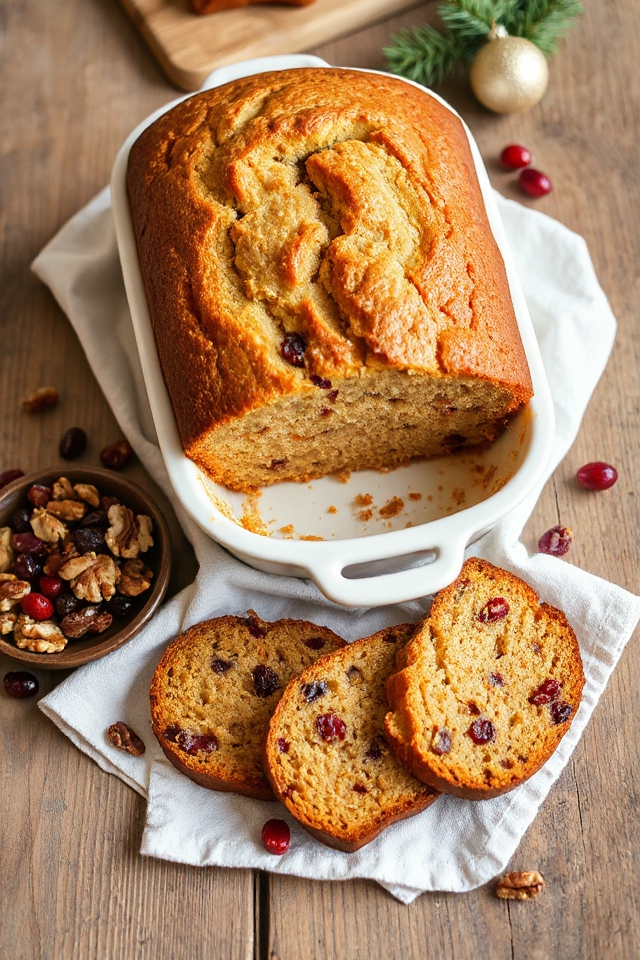 cranberry cake with citrus