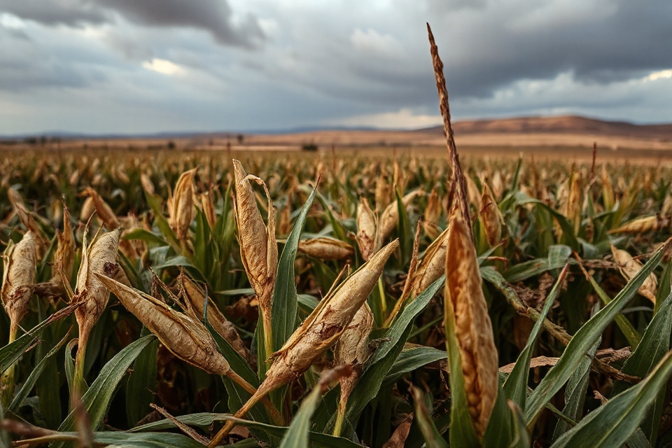 devastated gnawed crops photo