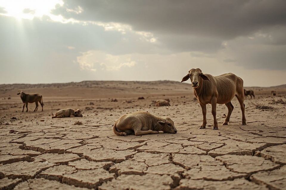 distressed livestock disease photo
