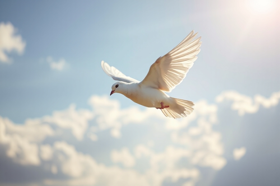 dove symbolizes peace spirituality
