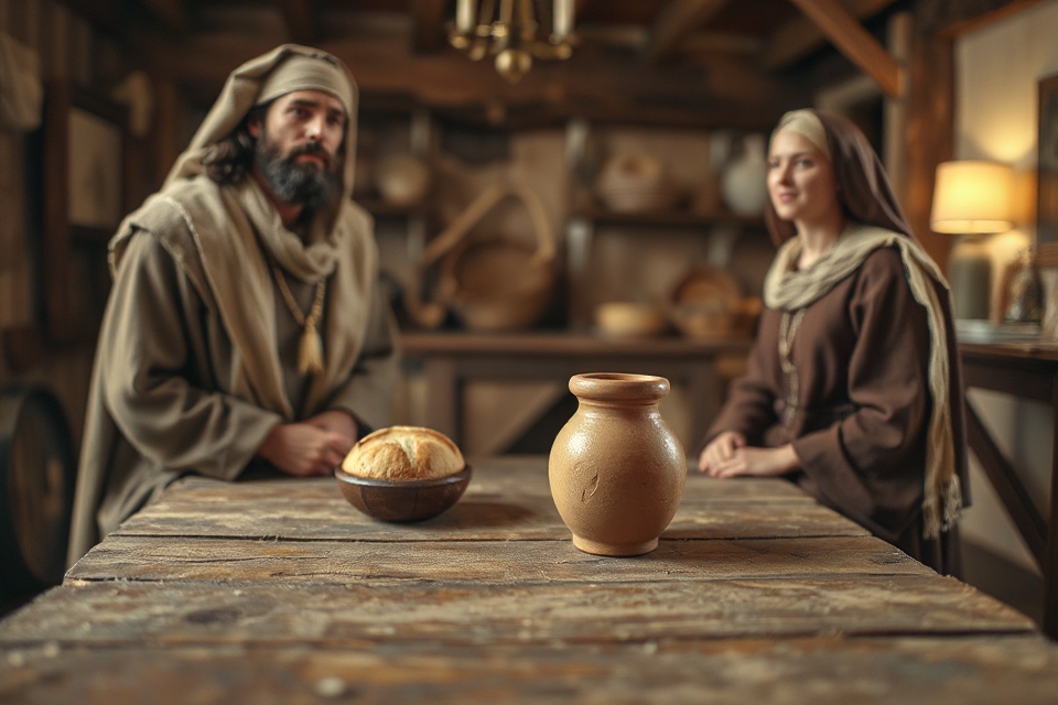 elijah and widow table