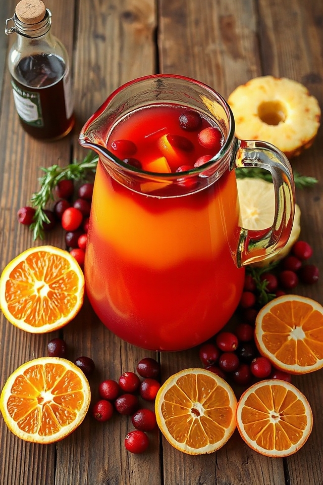 festive ginger ale beverage