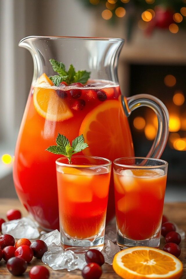 festive holiday punch recipe