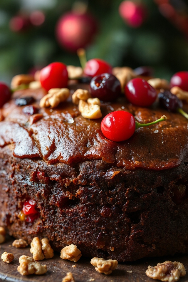 festive irish christmas cake