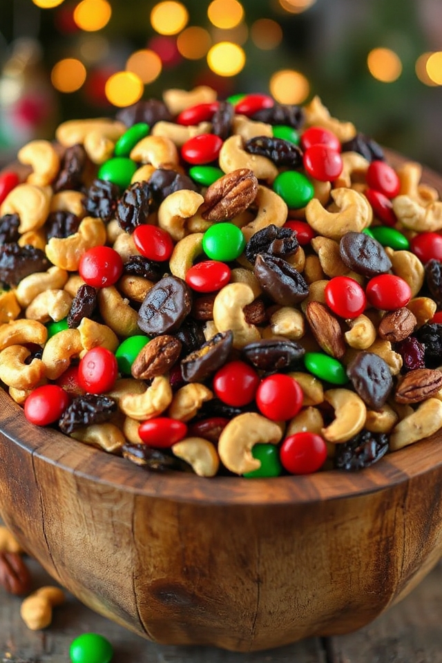 festive nut and fruit mix