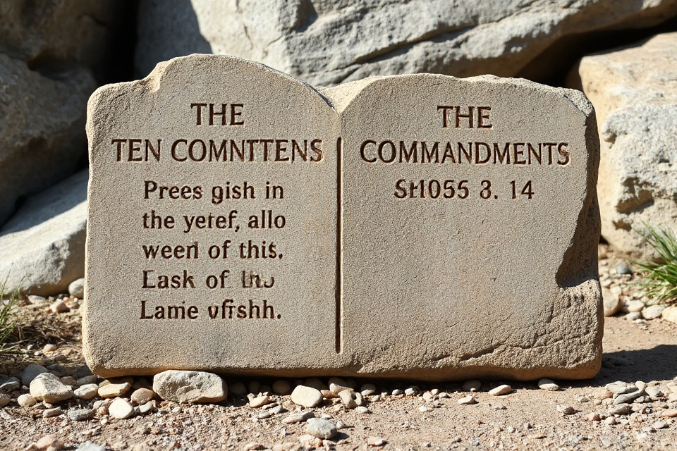 free ten commandments image
