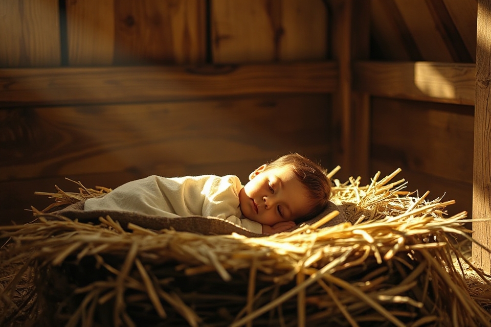gentle light baby jesus