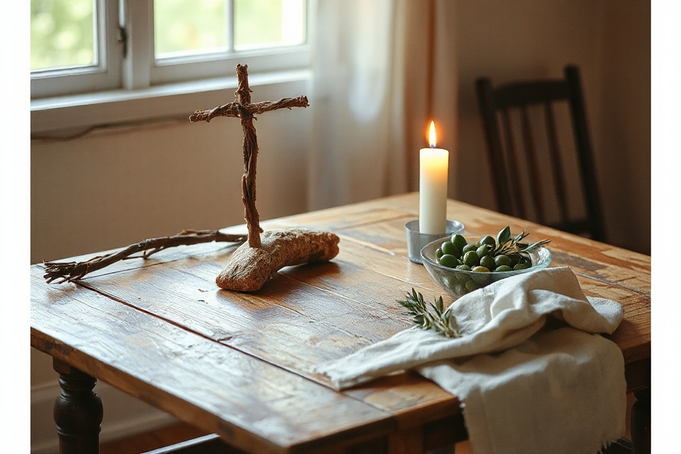 good friday rustic table