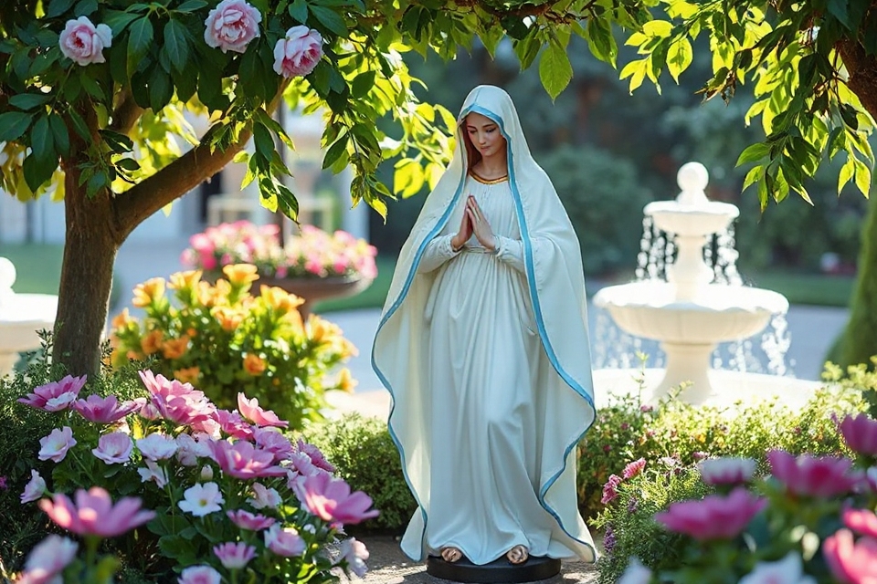 immaculate conception garden photo