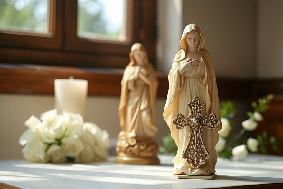 immaculate conception stock photo