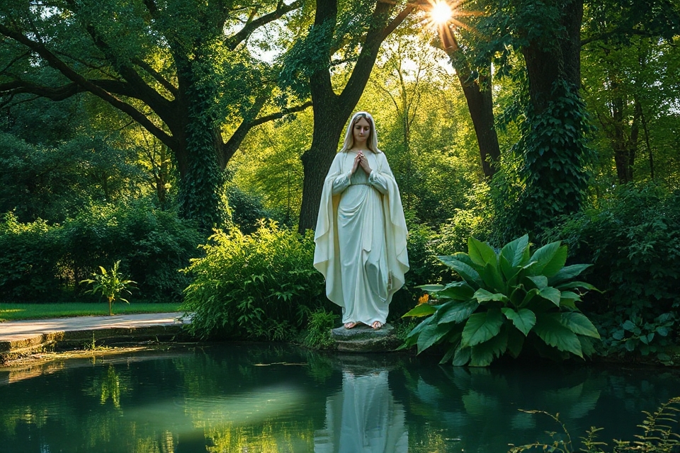 immaculate conception water reflection