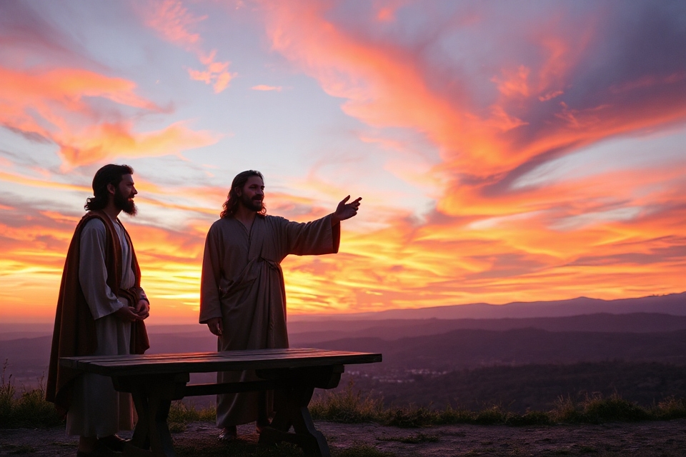 jesus calling matthew sunset