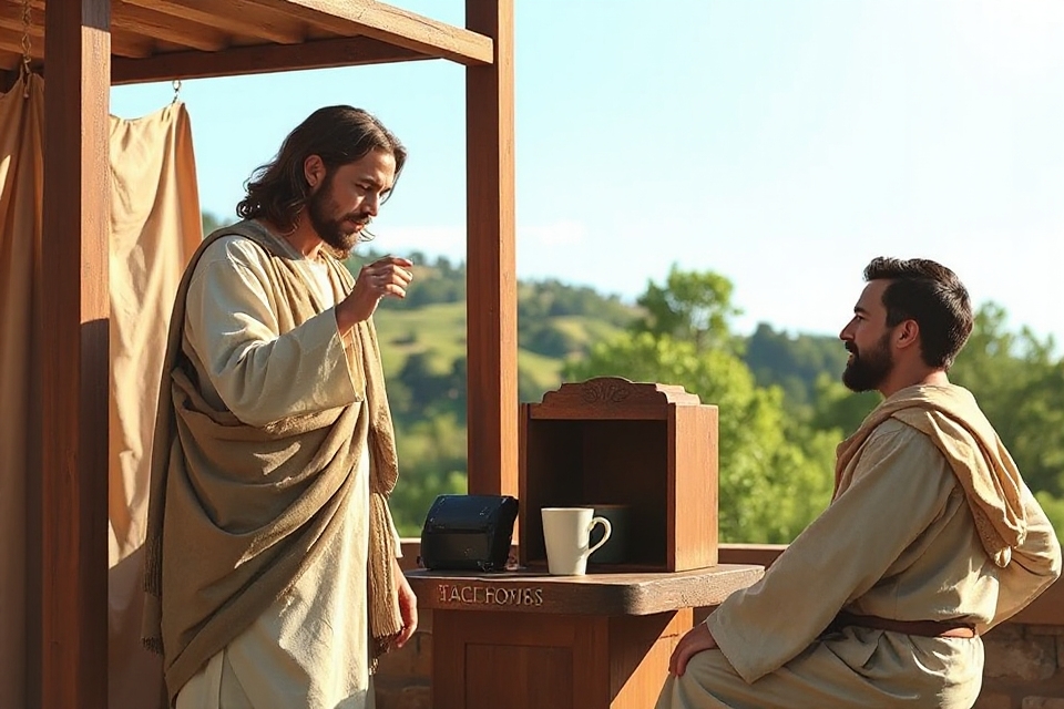 jesus calls matthew cup