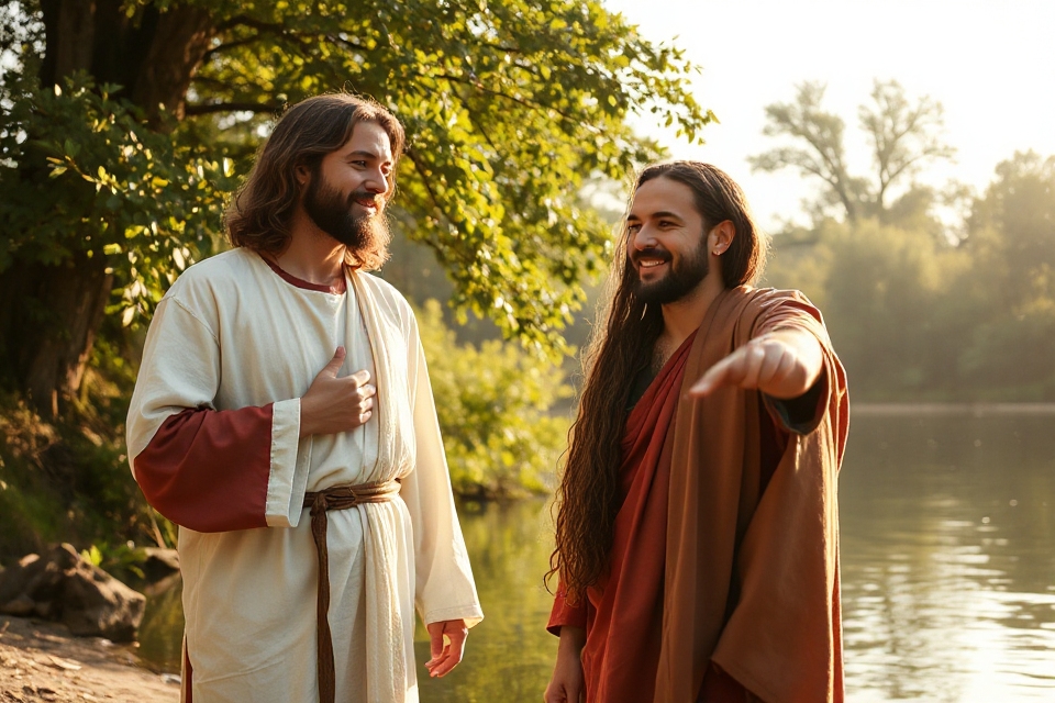 jesus calls matthew riverbank