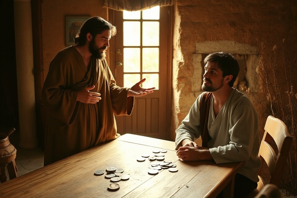jesus calls matthew scene