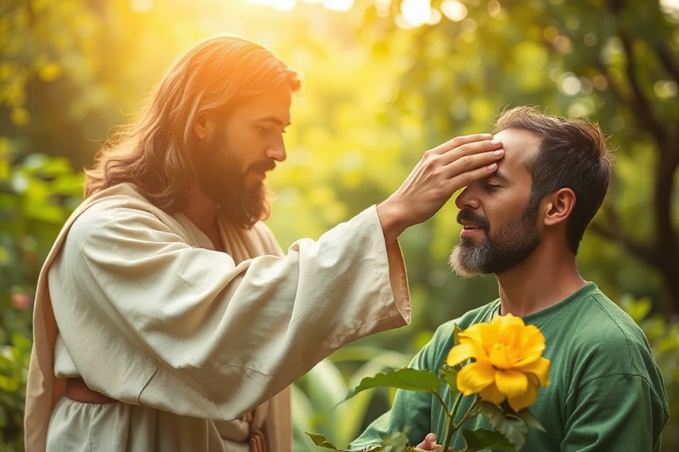 jesus heals blind man