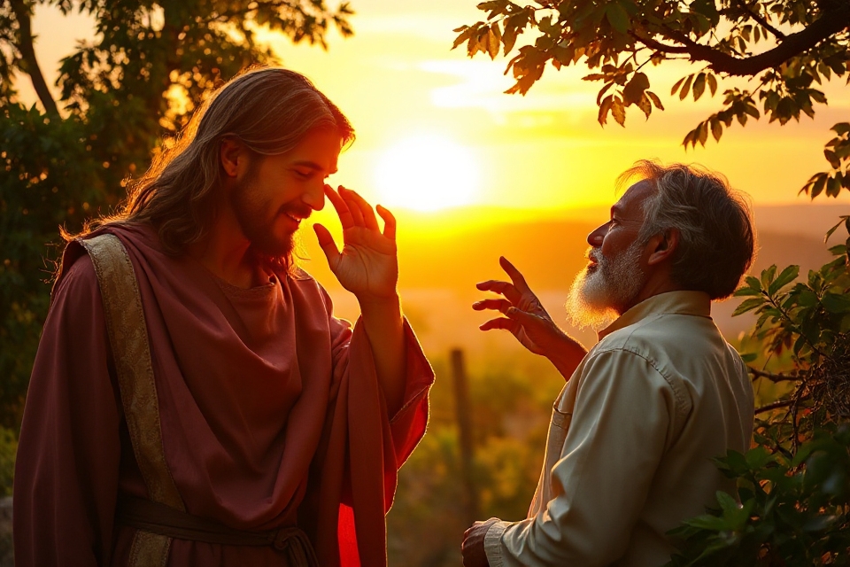 jesus heals blind man