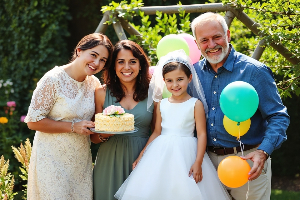 joyful family holy communion