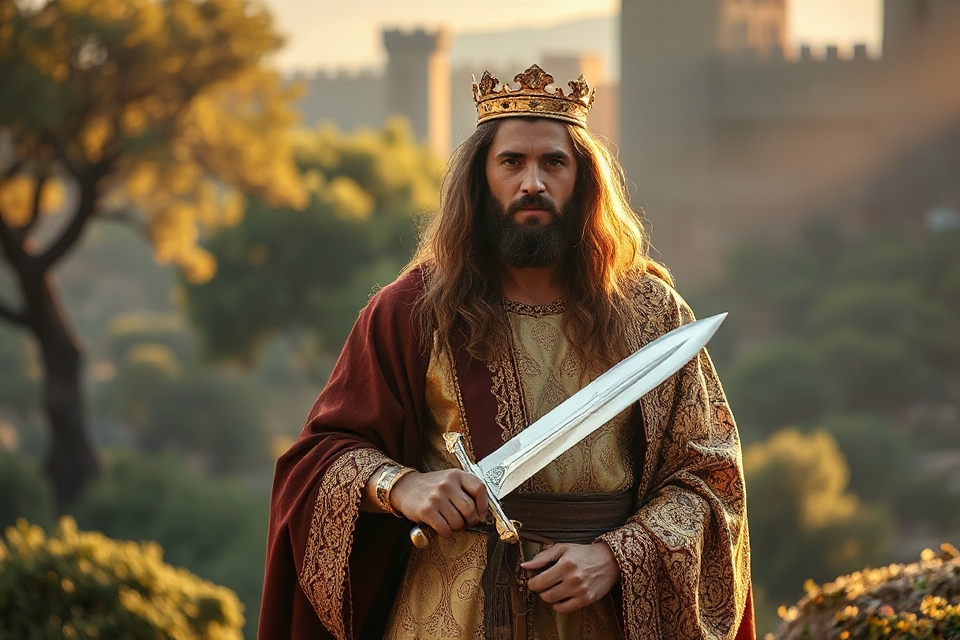 king david with sword