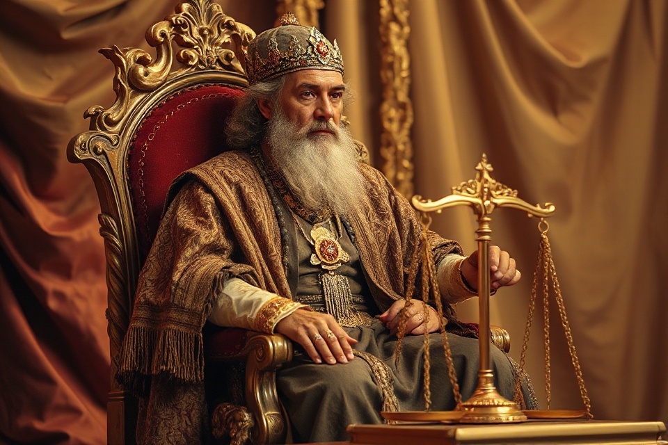 king solomon balanced scales
