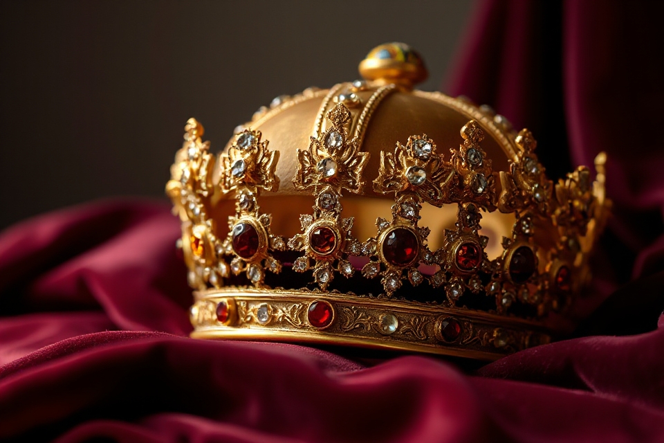 majestic golden crown image