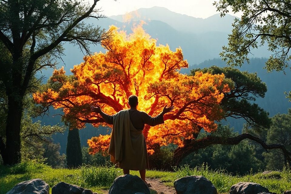 moses burning bush mountain