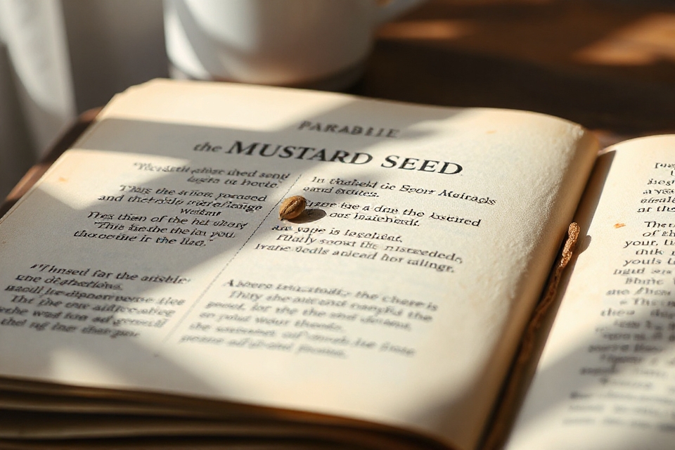 mustard seed vintage book