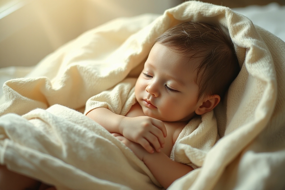 peaceful baby jesus image