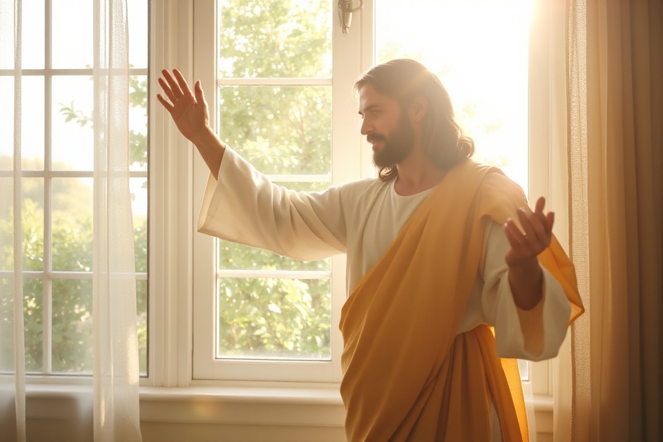 serene healing through light