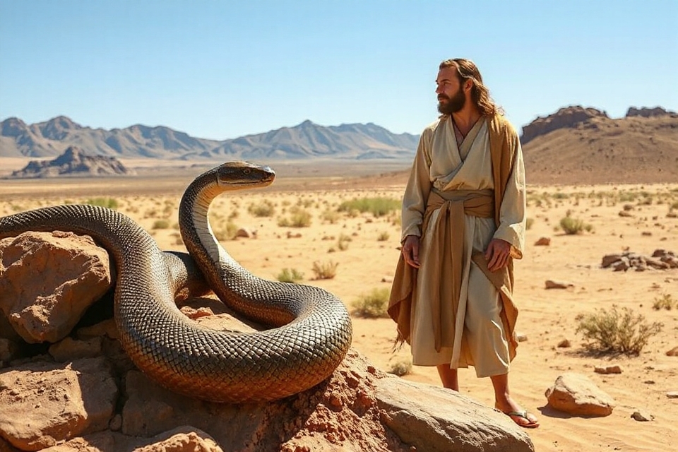 serpent symbolizes temptation imagery