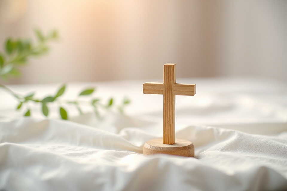simple cross baptism symbolism