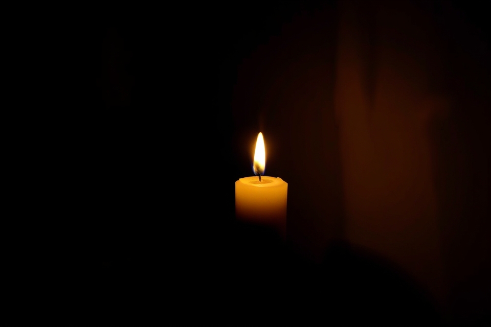 soft glowing candle ambiance