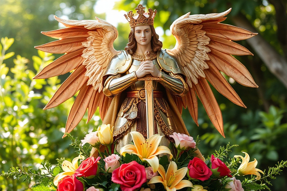 st michael floral arrangement photo
