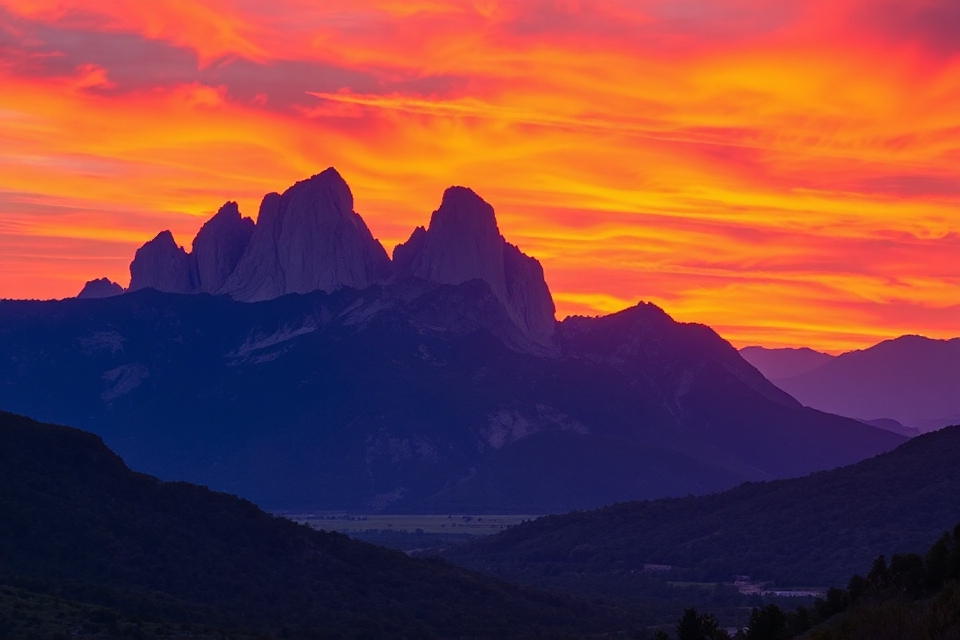 sunset landscape royalty free photo