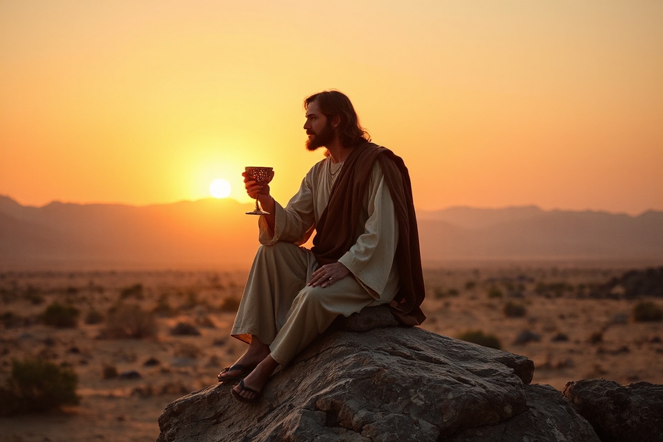 temptation of jesus imagery