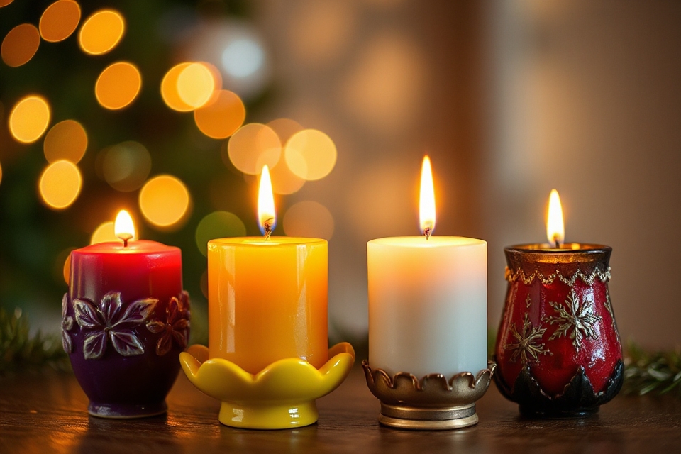 unique advent candle holders